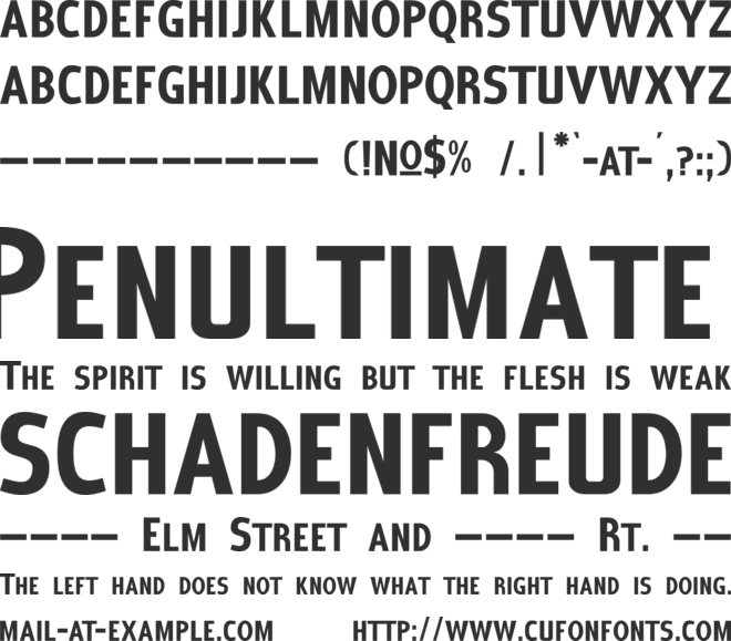 Coffee Shop font preview