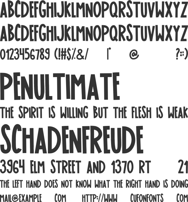 JAKARTA LEGAL AID INSTITUTE font preview