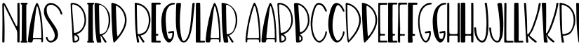 Nias Bird Regular font