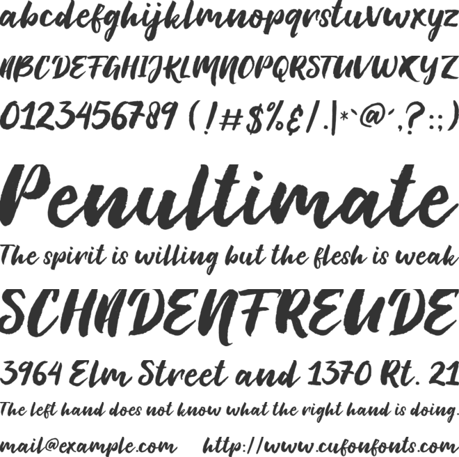 Chain Breaker font preview