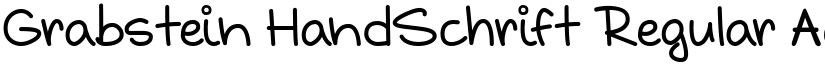 Grabstein HandSchrift Regular font