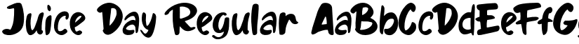 Juice Day Regular font