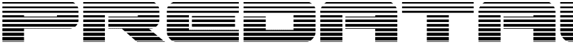 Predataur Gradient Regular font