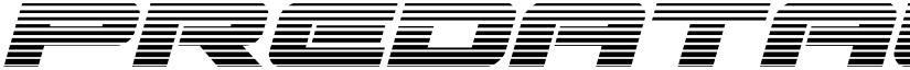 Predataur Gradient Italic Italic font