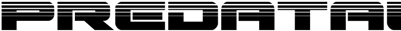 Predataur Halftone Regular font