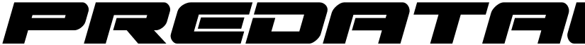 Predataur Italic Italic font