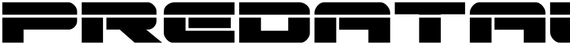 Predataur Laser Regular font
