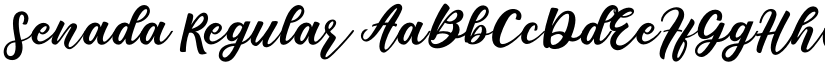 Senada Regular font
