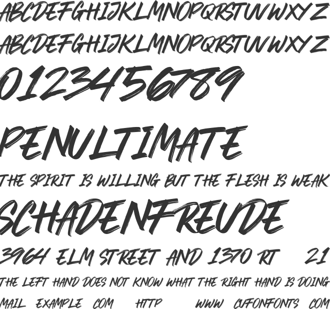 CRACKROCK font preview