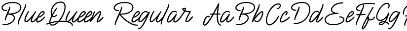 BlueQueen font download