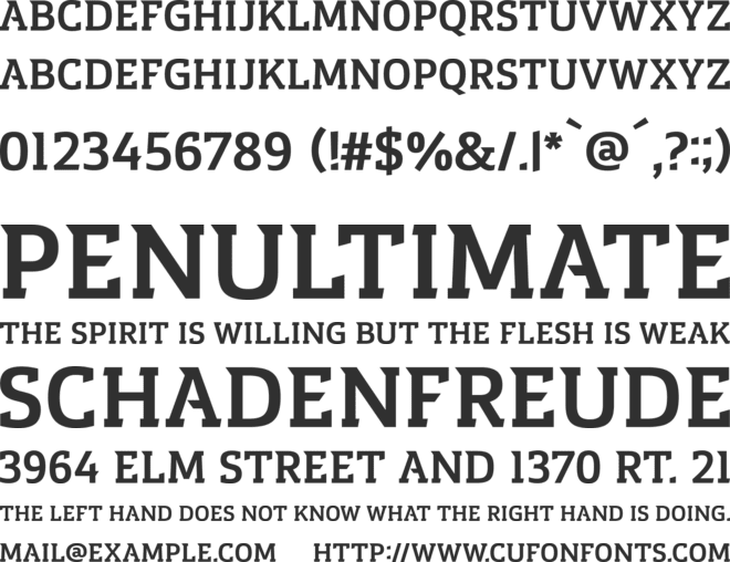 Europa Title font preview