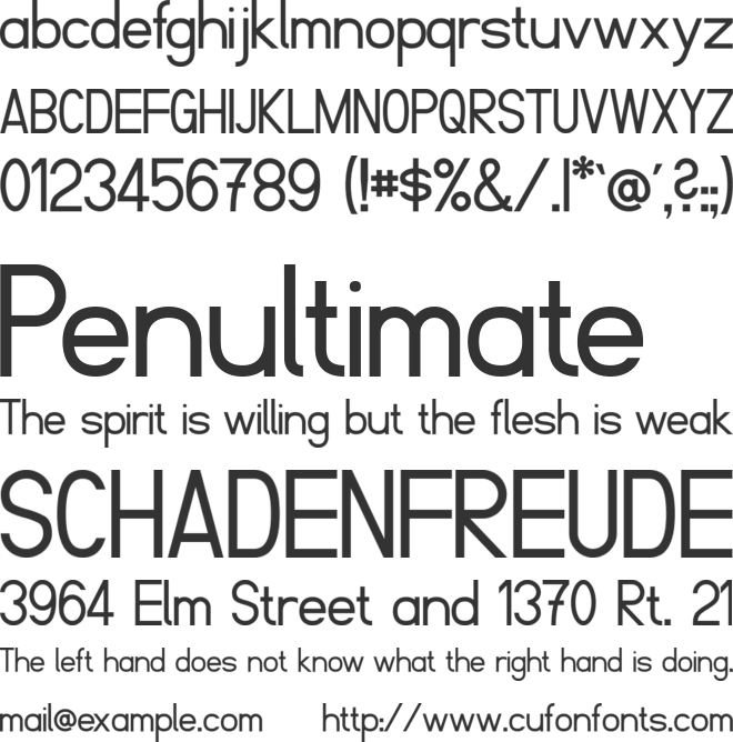 Fibel Nord font preview