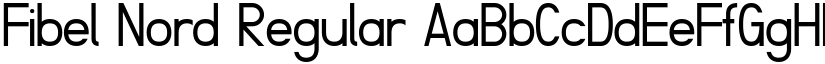 Fibel Nord Regular font