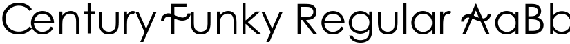 Century Funky Regular font