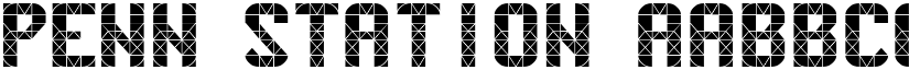 Penn Station font