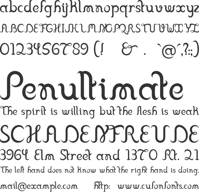 Franklin Cascaes font preview