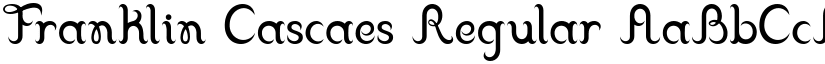 Franklin Cascaes Regular font