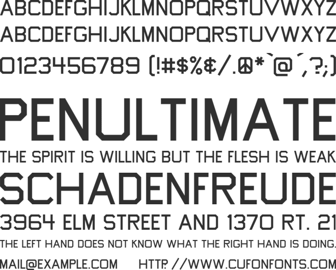 Tapeworm font preview