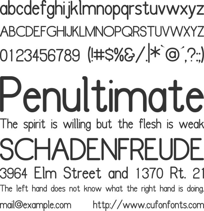 FC Basic Font font preview