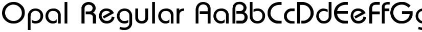 Opal Regular font