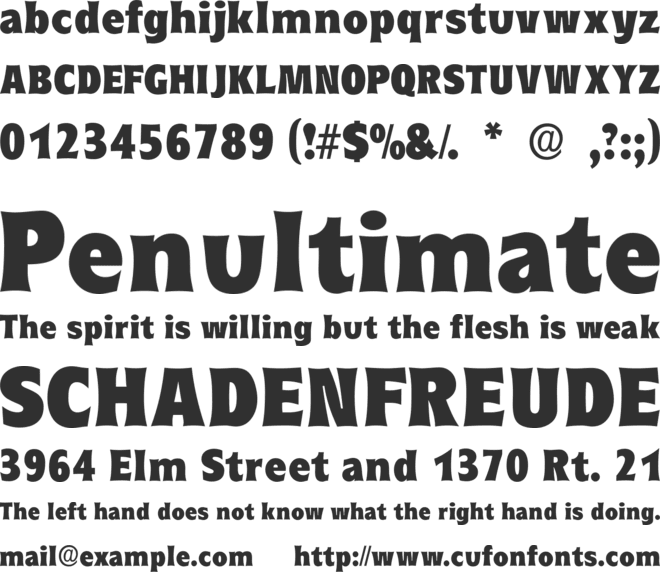 EleutheriaDisplaySSK font preview