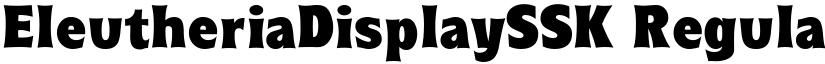 EleutheriaDisplaySSK Regular font