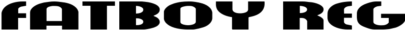 fatboy Regular font