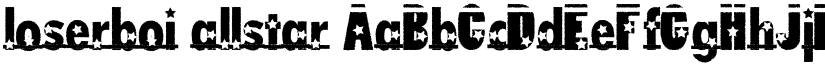 Loserboi Allstar font download
