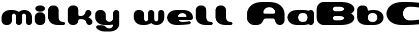 milky well font