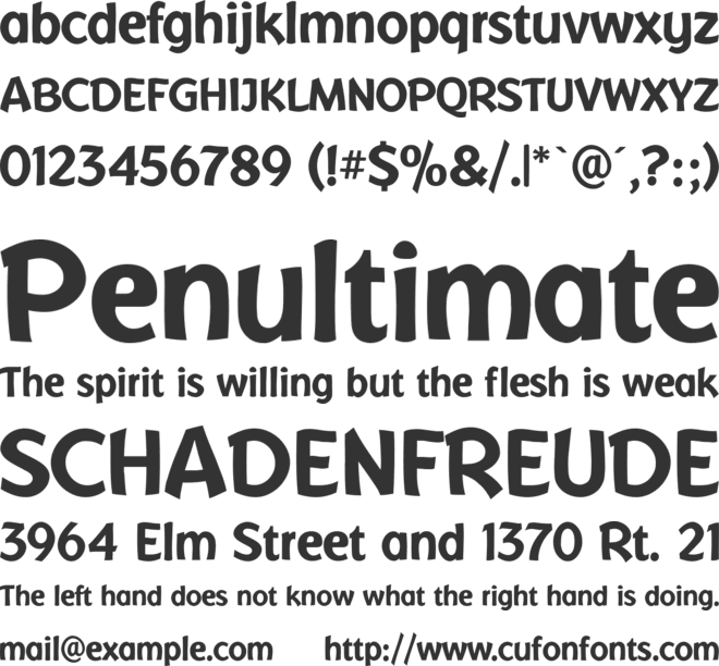 ResPublica font preview