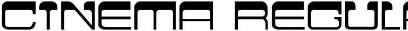 Cinema Regular font