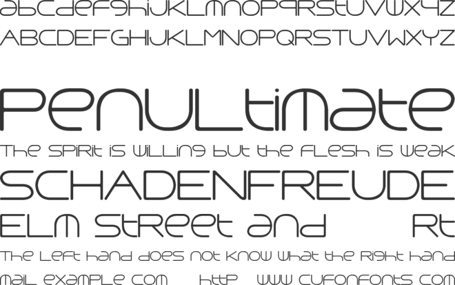 Punavuori 00150 font preview