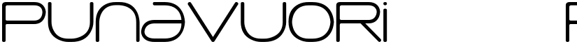Punavuori 00150 Regular font