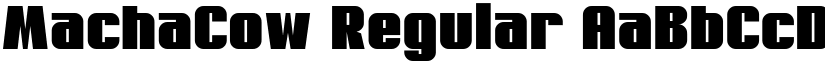 MachaCow font download
