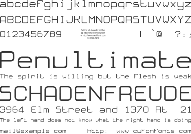 Oloron Tryout font preview