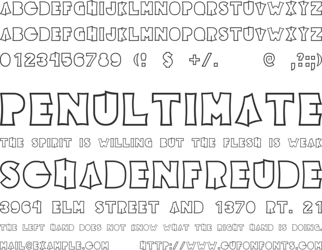 Electric Pickle font preview