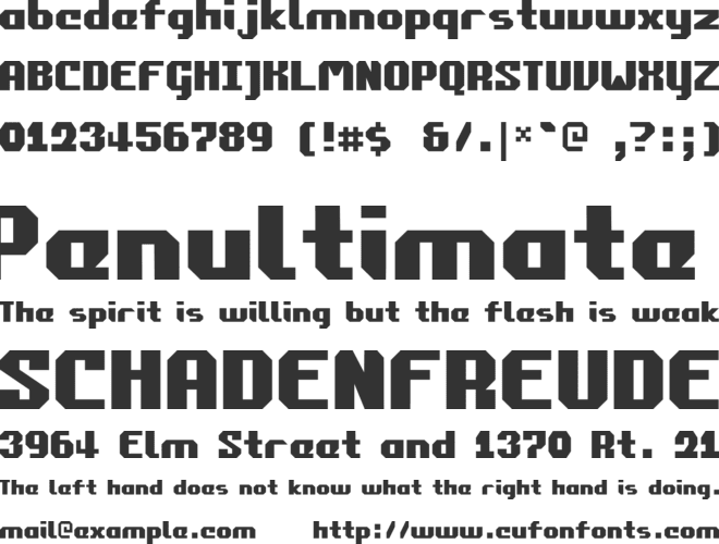 Commonwealth2 font preview