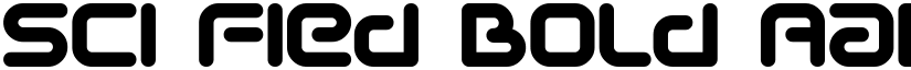 Sci Fied Bold font