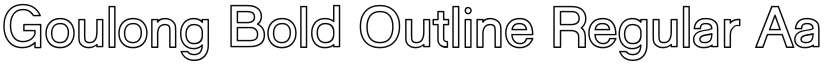 Goulong  Outline font download