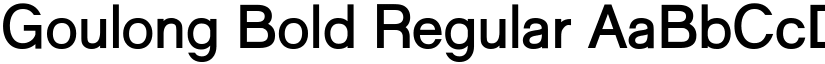 Goulong Bold Regular font