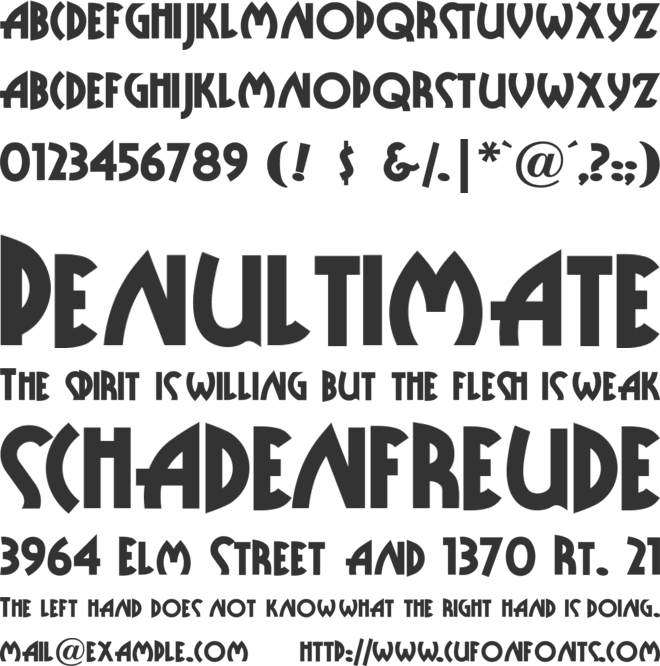 Public-Enemy font preview