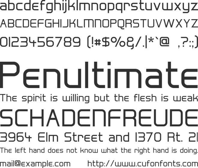 Hall Fetica font preview