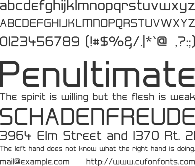 Hall Fetica font preview
