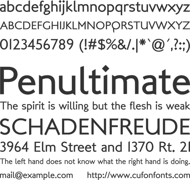 LondonBetween font preview