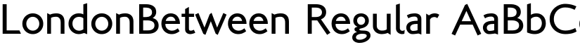 LondonBetween Regular font
