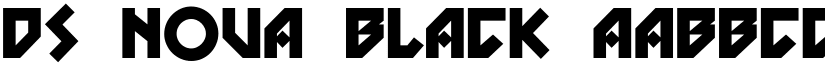 DS Nova Black font