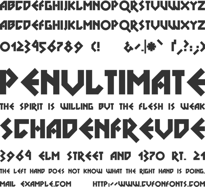 DS Nova font preview