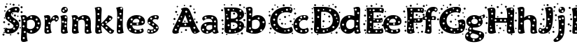 Sprinkles font