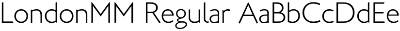 LondonMM Regular font