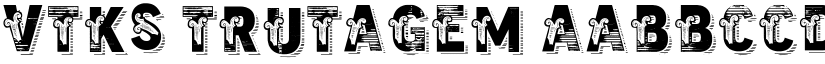 vtks trutagem font
